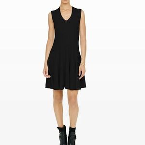 Black Sleeveless Knit dress